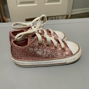Converse Chuck Taylor All Star toddler 7, pink glitter